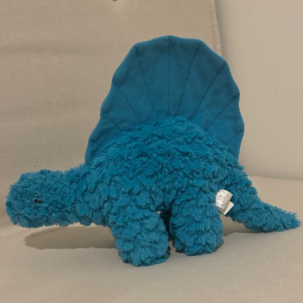 Plush Blue Dinosaur Toy